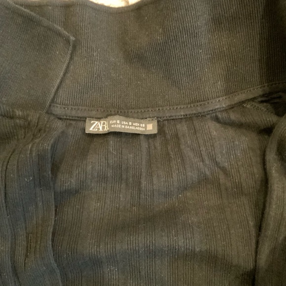 ZARA button up crop top - Picture 2 of 2